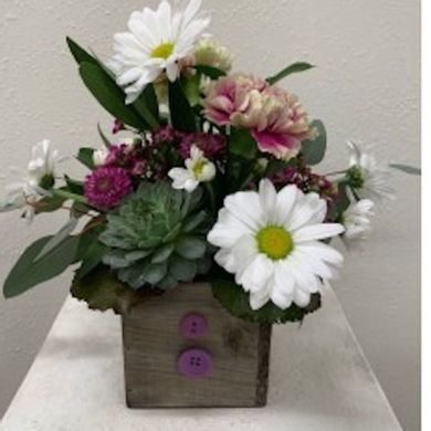 Succulent and Blooms Box